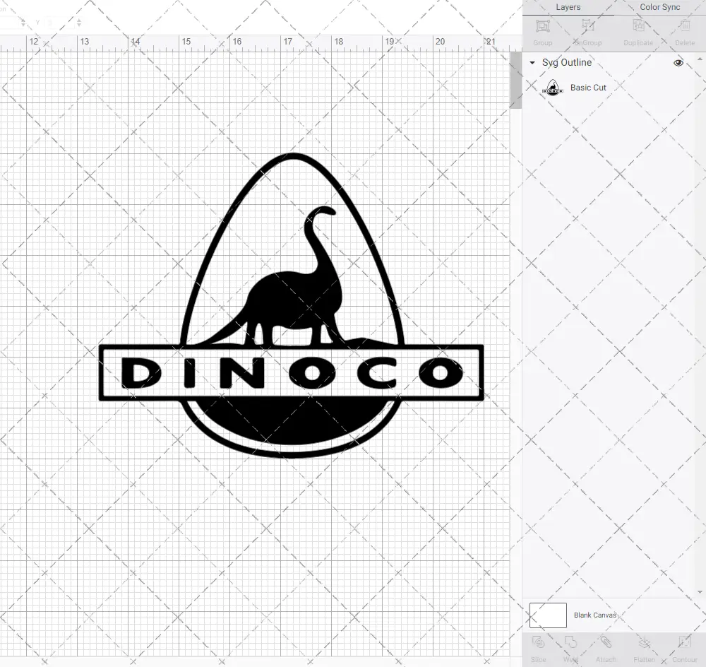 Dinoco Logo, Svg, Dxf, Eps, Png SvgShopArt