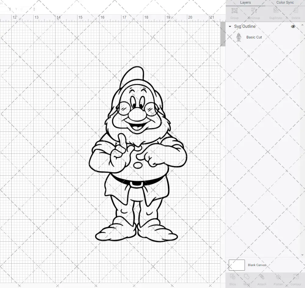 Doc - Snow White, Svg, Dxf, Eps, Png SvgShopArt