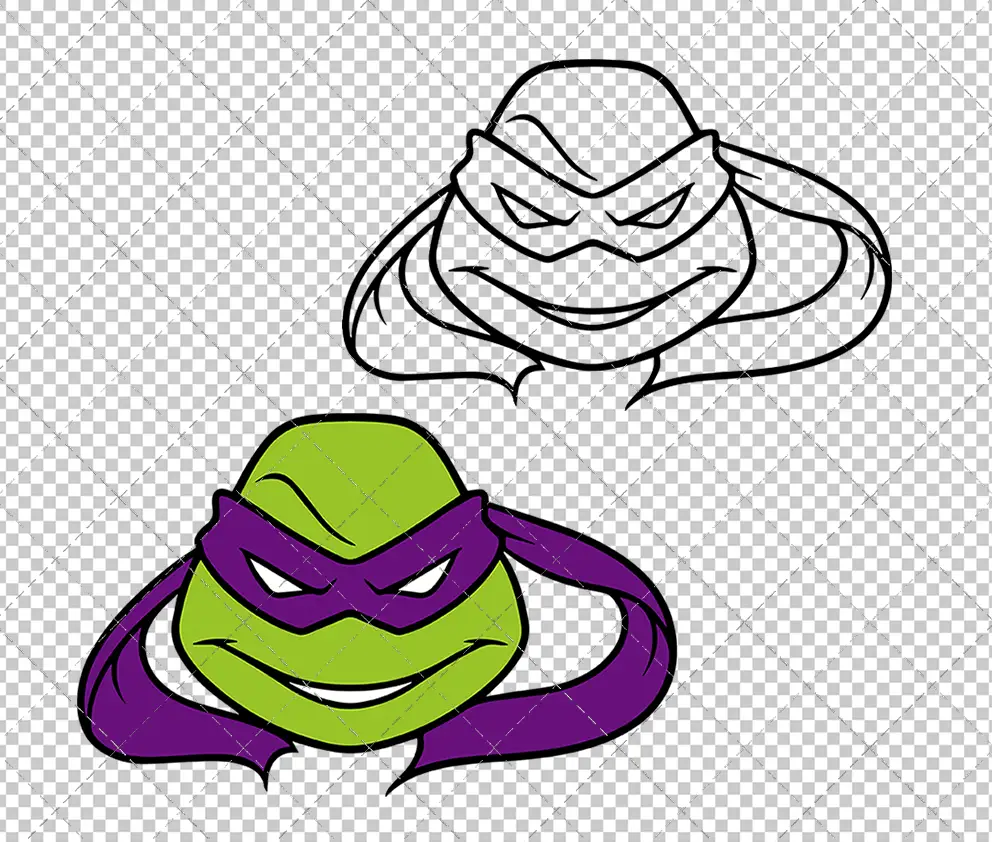 Donatello - Ninja Turtles, Svg, Dxf, Eps, Png SvgShopArt