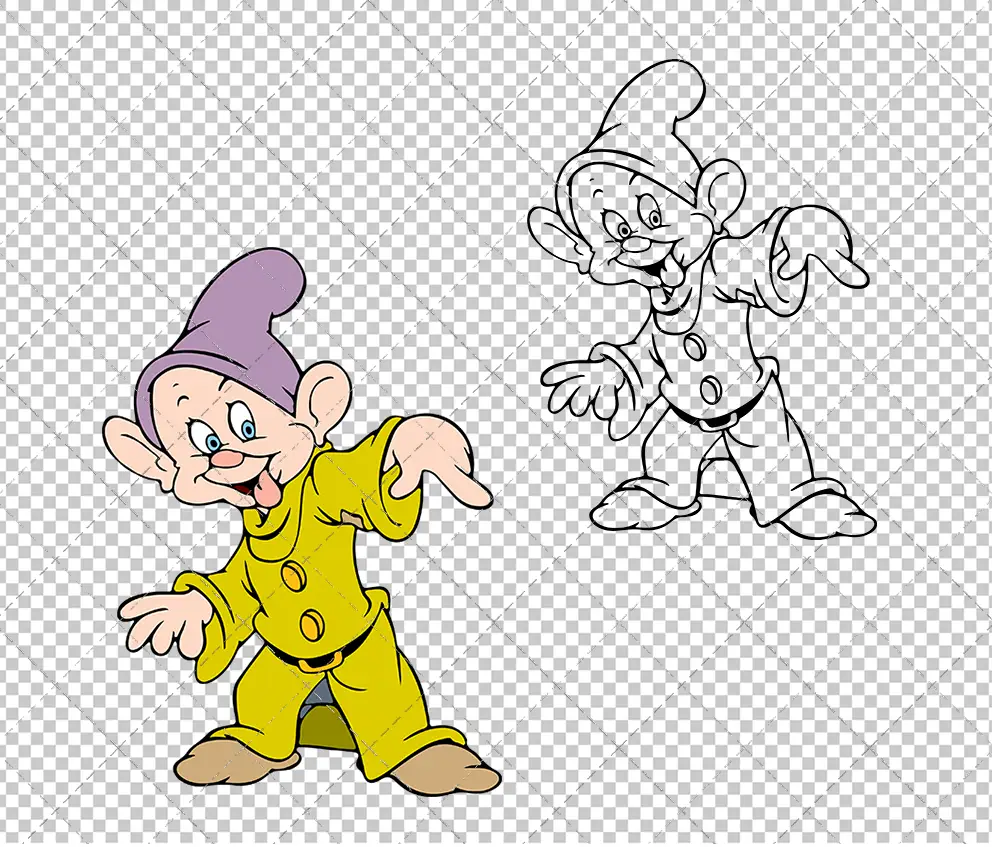 Dopey - Snow White, Svg, Dxf, Eps, Png SvgShopArt