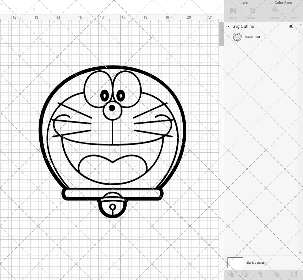 Doraemon 002, Svg, Dxf, Eps, Png SvgShopArt