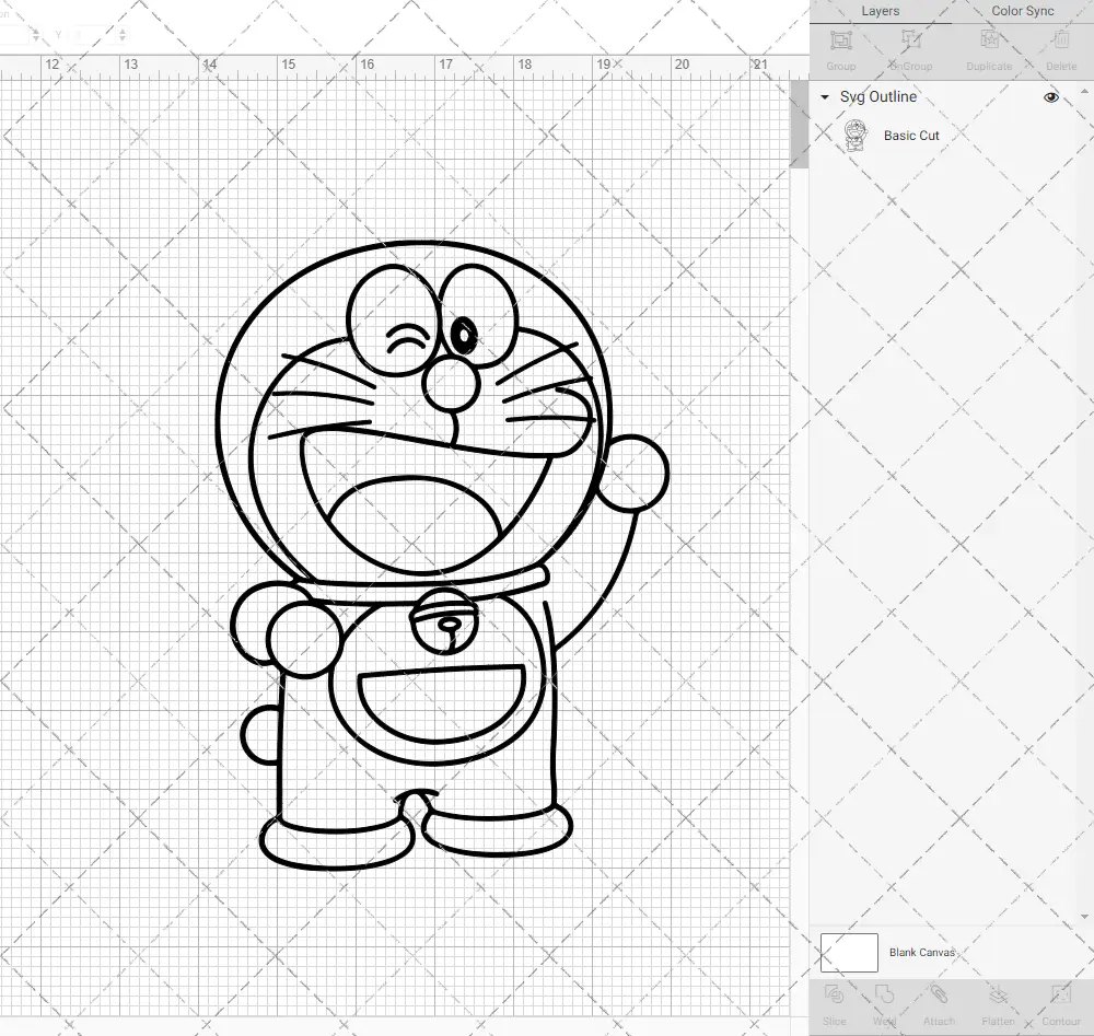 Doraemon, Svg, Dxf, Eps, Png SvgShopArt