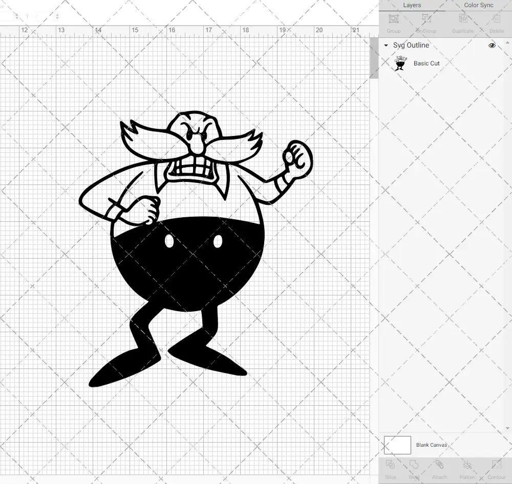 Dr. Eggman - Sonic the Hedgehog, Svg, Dxf, Eps, Png SvgShopArt