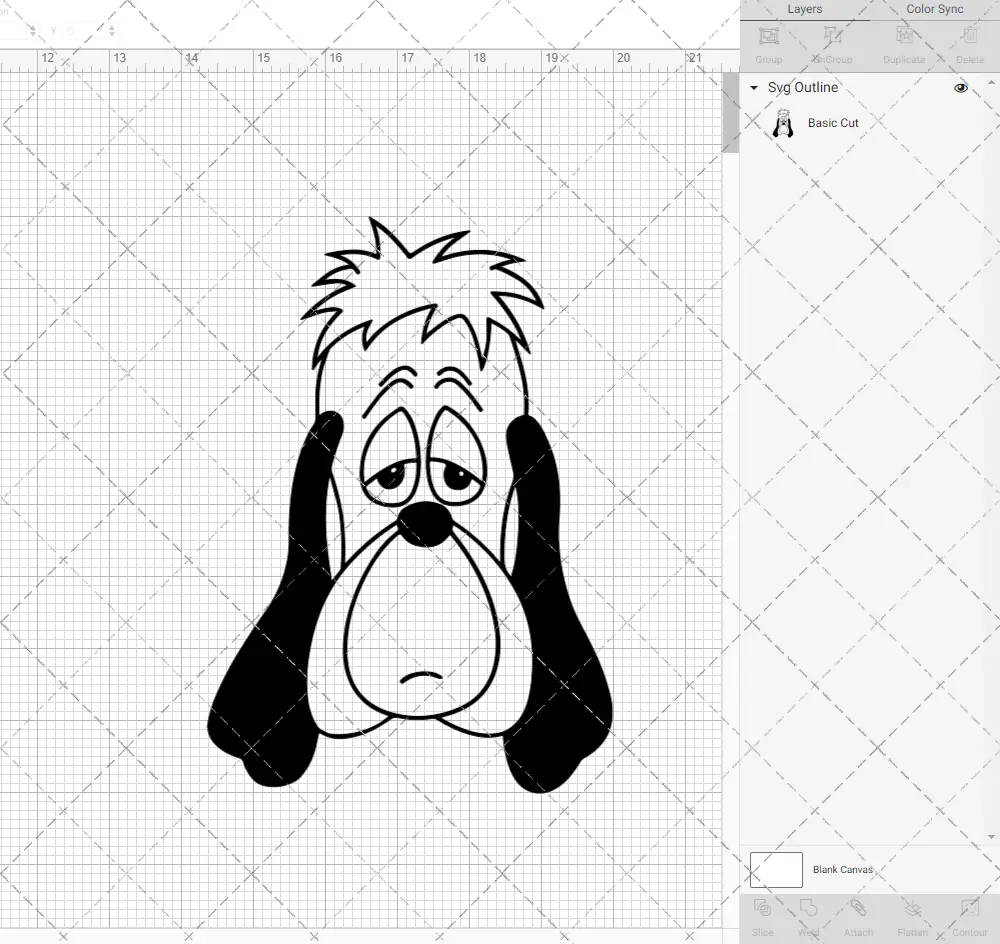 Droopy - Master Detective 002, Svg, Dxf, Eps, Png SvgShopArt