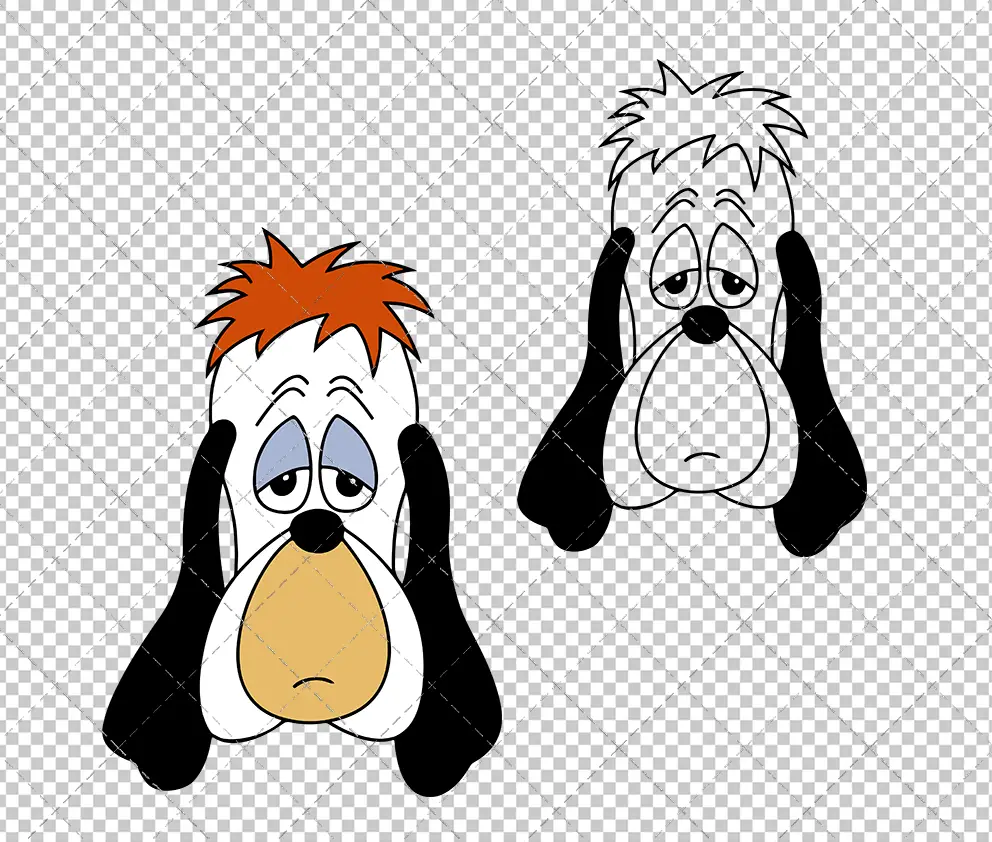 Droopy - Master Detective 002, Svg, Dxf, Eps, Png SvgShopArt