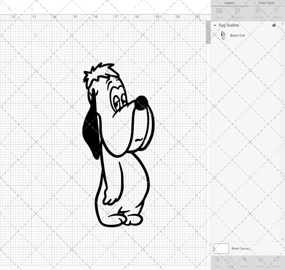 Droopy - Master Detective, Svg, Dxf, Eps, Png SvgShopArt
