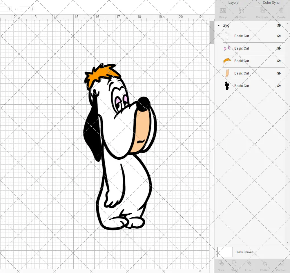 Droopy - Master Detective, Svg, Dxf, Eps, Png SvgShopArt