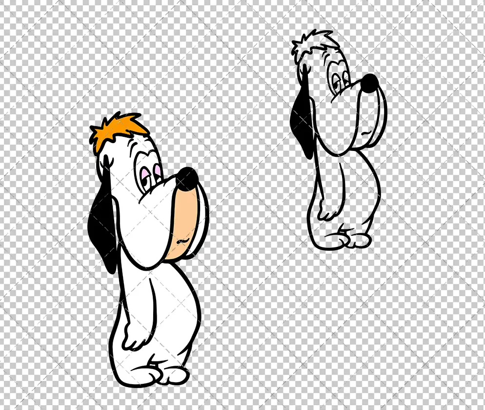 Droopy - Master Detective, Svg, Dxf, Eps, Png SvgShopArt