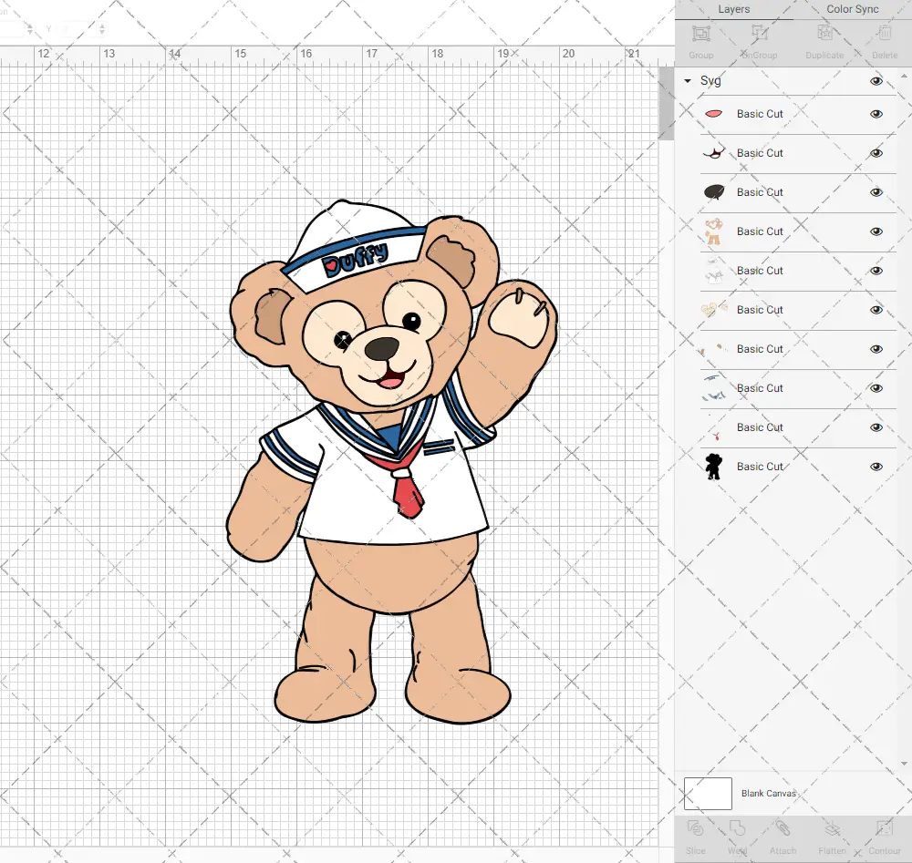 Duffy - Duffy and Friends, Svg, Dxf, Eps, Png - SvgShopArt