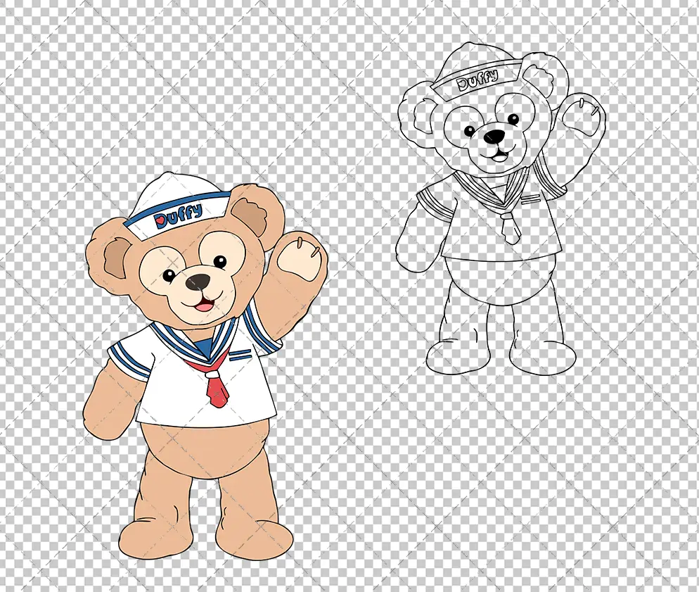 Duffy - Duffy and Friends, Svg, Dxf, Eps, Png - SvgShopArt