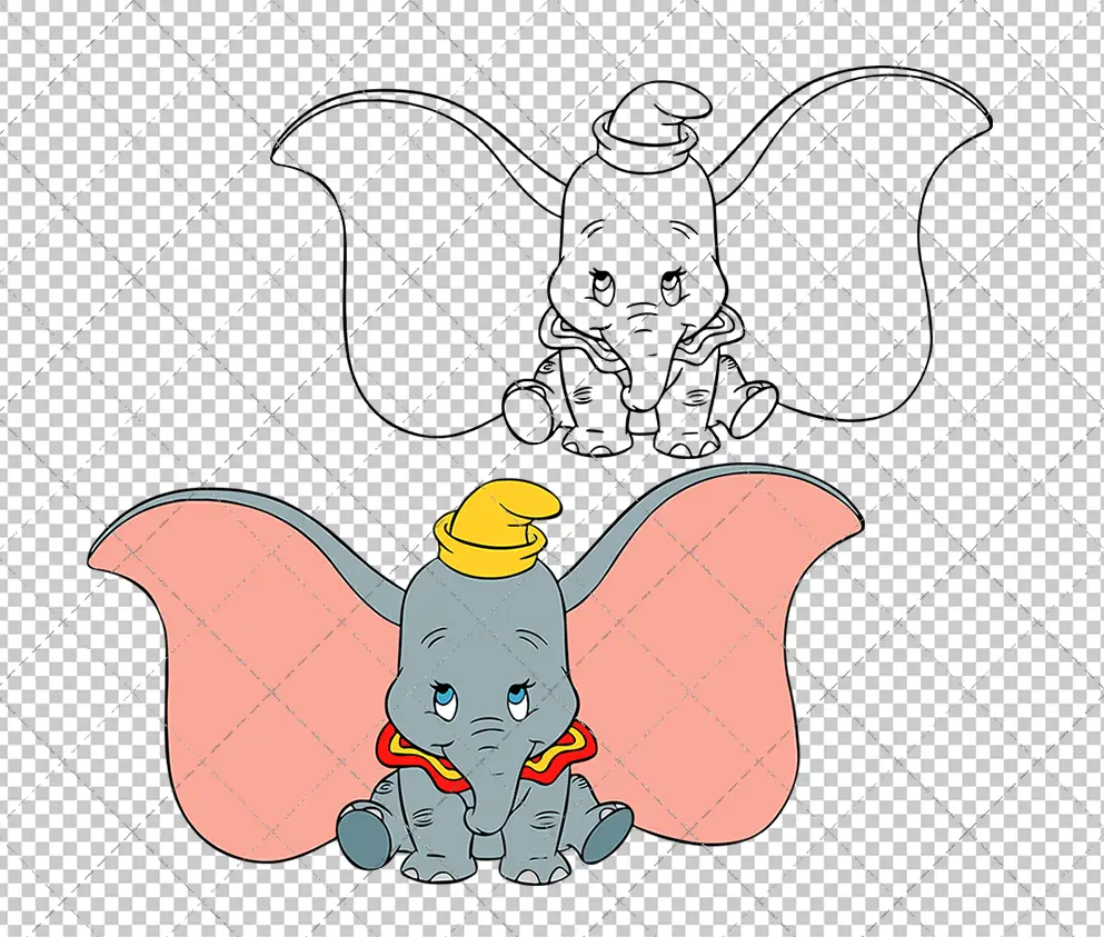 Dumbo 002, Svg, Dxf, Eps, Png SvgShopArt