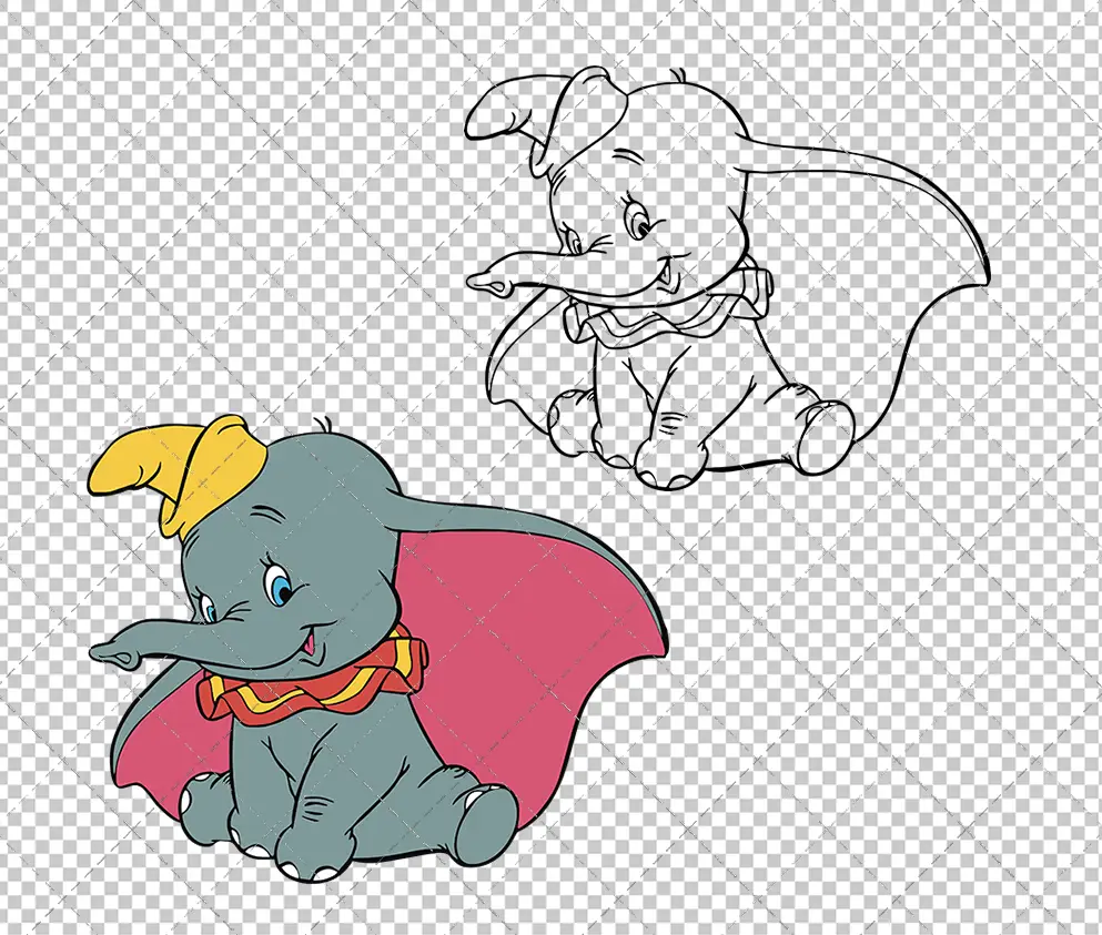 Dumbo, Svg, Dxf, Eps, Png SvgShopArt