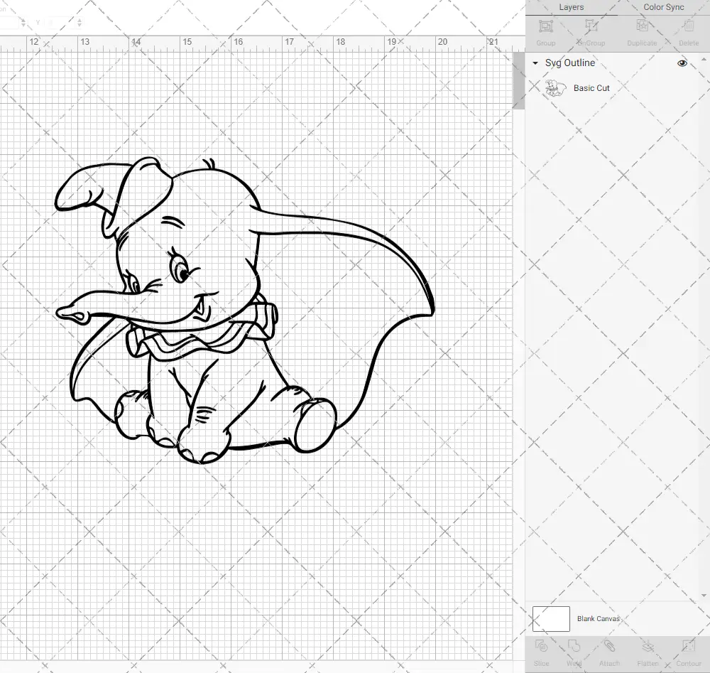 Dumbo, Svg, Dxf, Eps, Png SvgShopArt