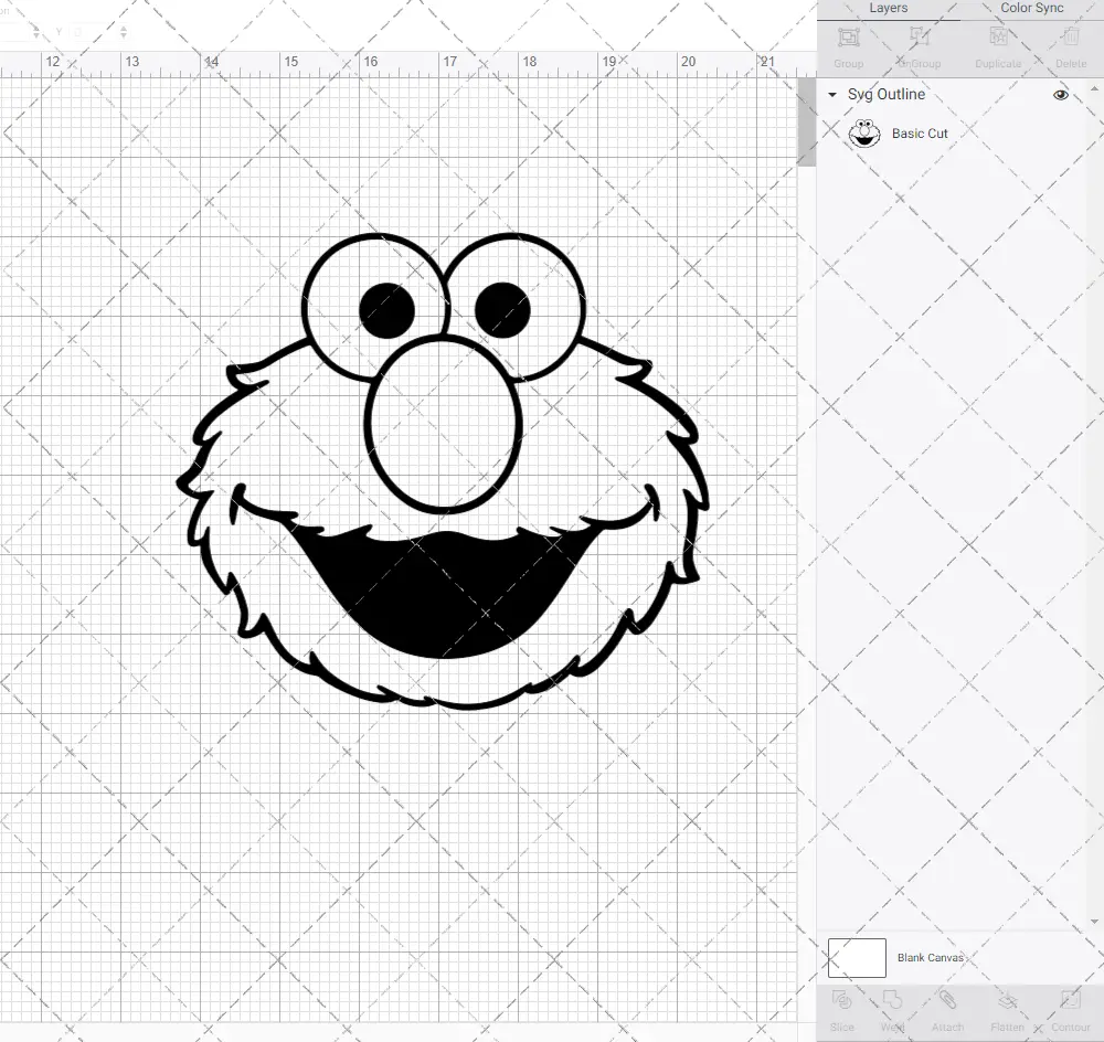 Elmo - Sesame Street 002, Svg, Dxf, Eps, Png SvgShopArt