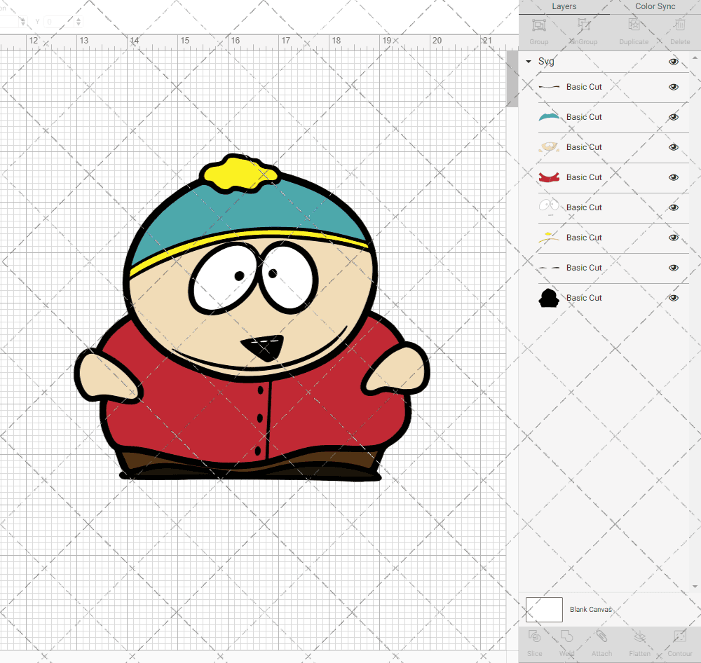 Eric Cartman - South Park, Svg, Dxf, Eps, Png SvgShopArt