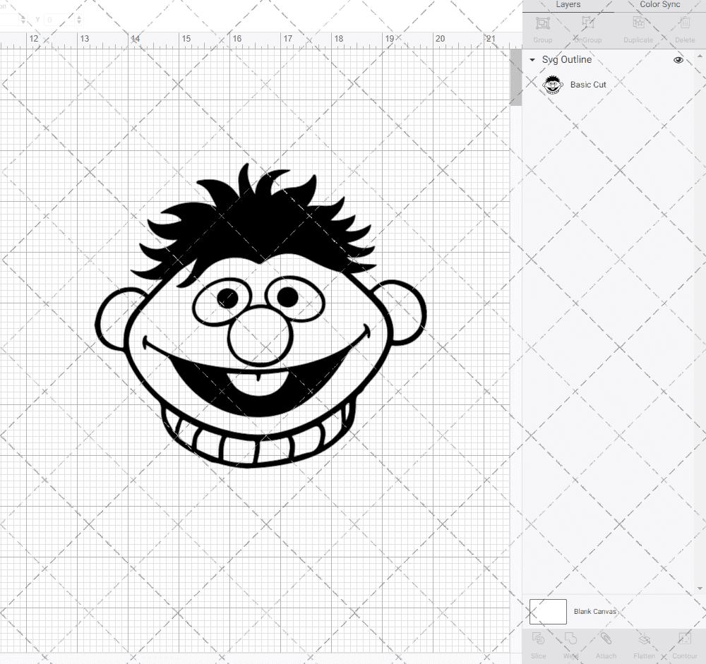 Ernie - Sesame Street, Svg, Dxf, Eps, Png SvgShopArt