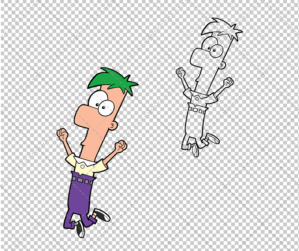 Ferb Fletcher - Phineas and Ferb, Svg, Dxf, Eps, Png SvgShopArt