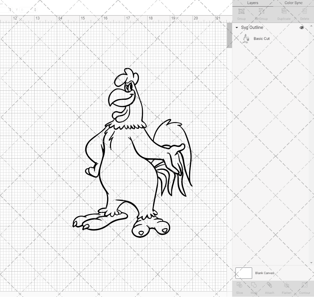 Foghorn Leghorn - Looney Tunes 004, Svg, Dxf, Eps, Png SvgShopArt