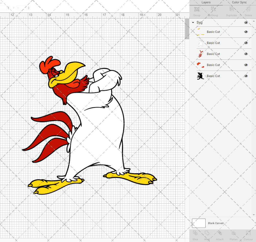 Foghorn Leghorn - Looney Tunes, Svg, Dxf, Eps, Png SvgShopArt