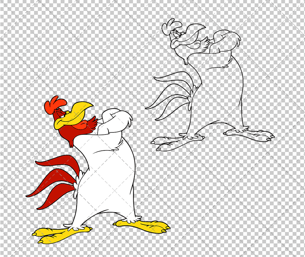 Foghorn Leghorn - Looney Tunes, Svg, Dxf, Eps, Png SvgShopArt