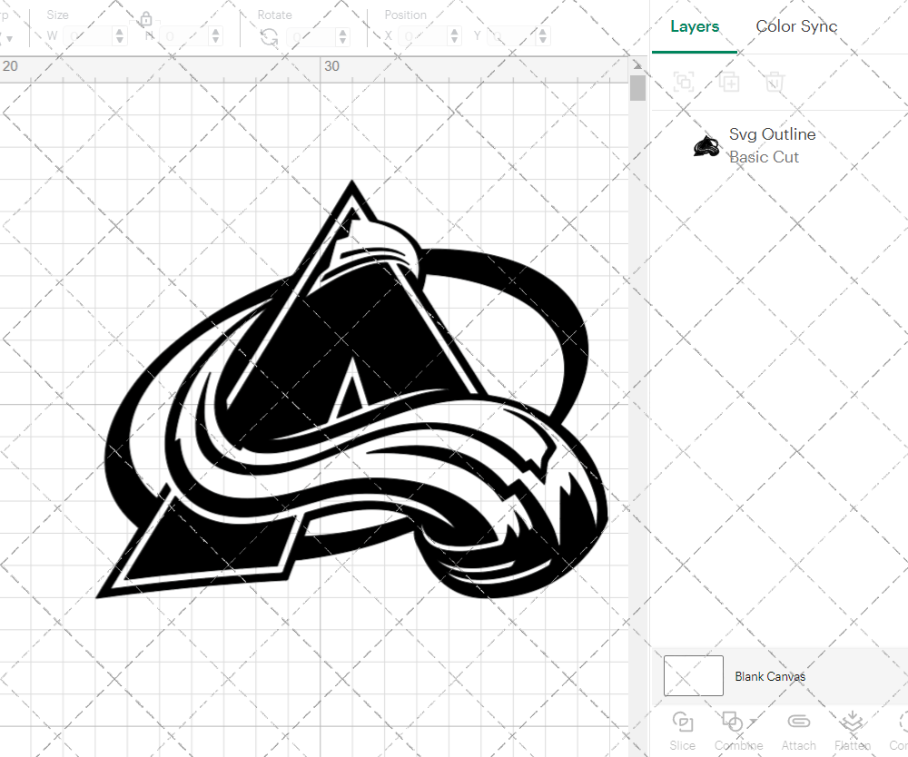 Colorado Avalanche Concept 1999 011, Svg, Dxf, Eps, Png - SvgShopArt