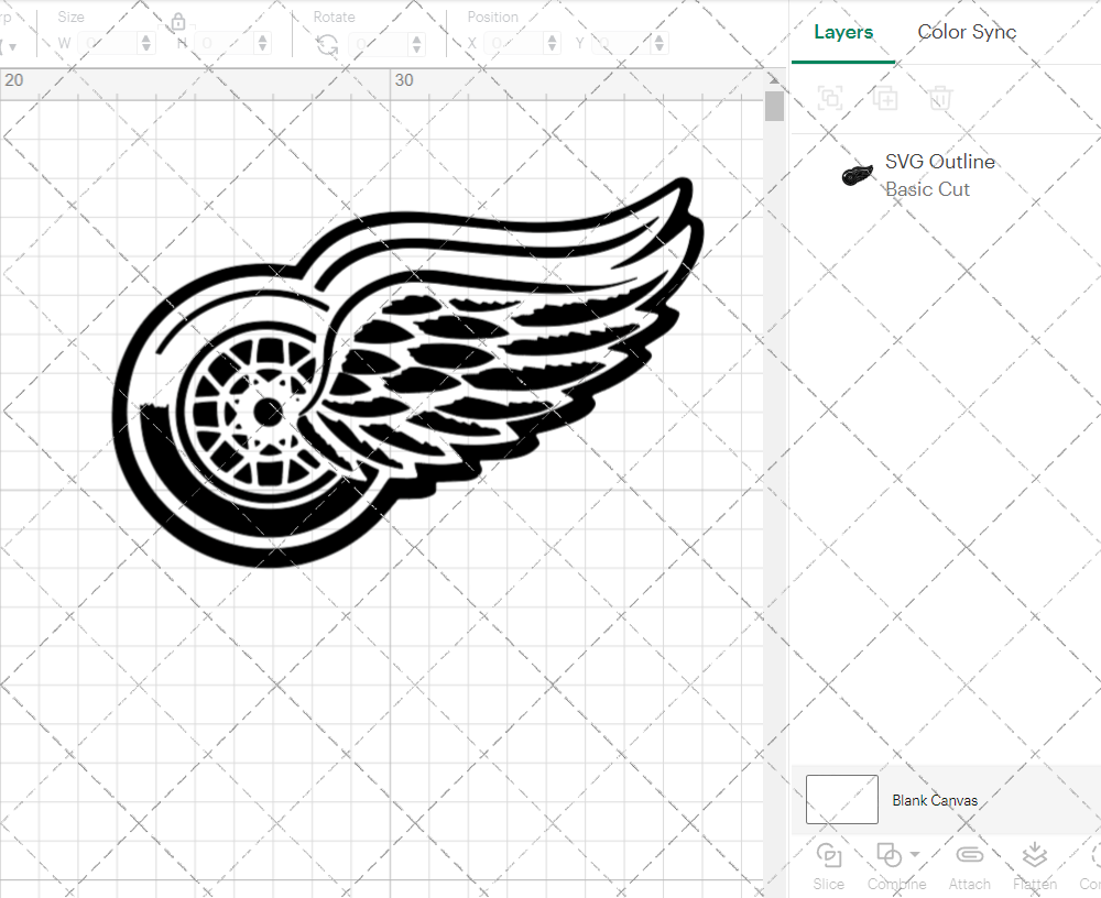 Detroit Red Wings Alternate 1983 002, Svg, Dxf, Eps, Png - SvgShopArt