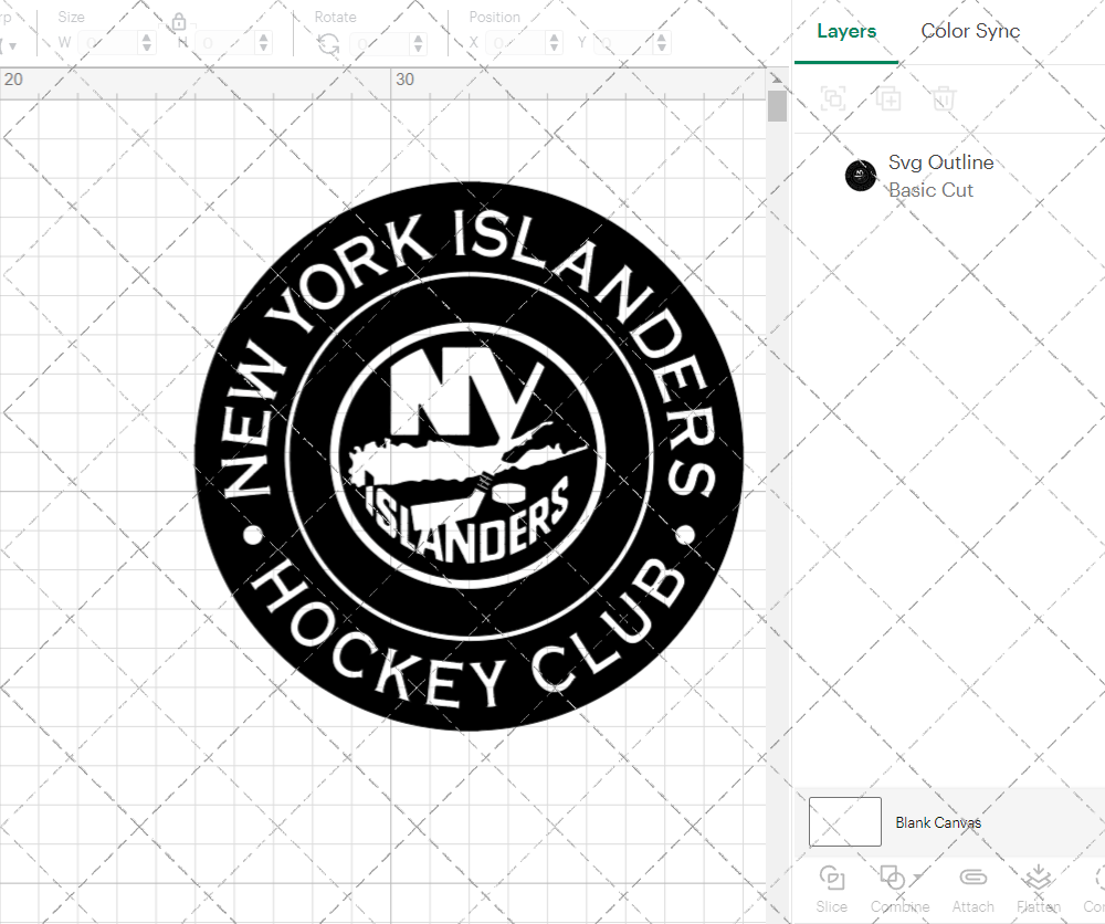 New York Islanders Circle 2017 002, Svg, Dxf, Eps, Png - SvgShopArt