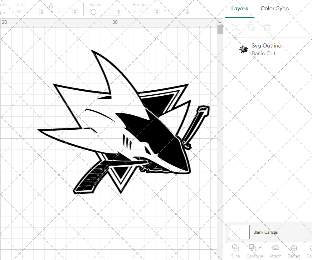 San Jose Sharks Concept 2008 004, Svg, Dxf, Eps, Png - SvgShopArt