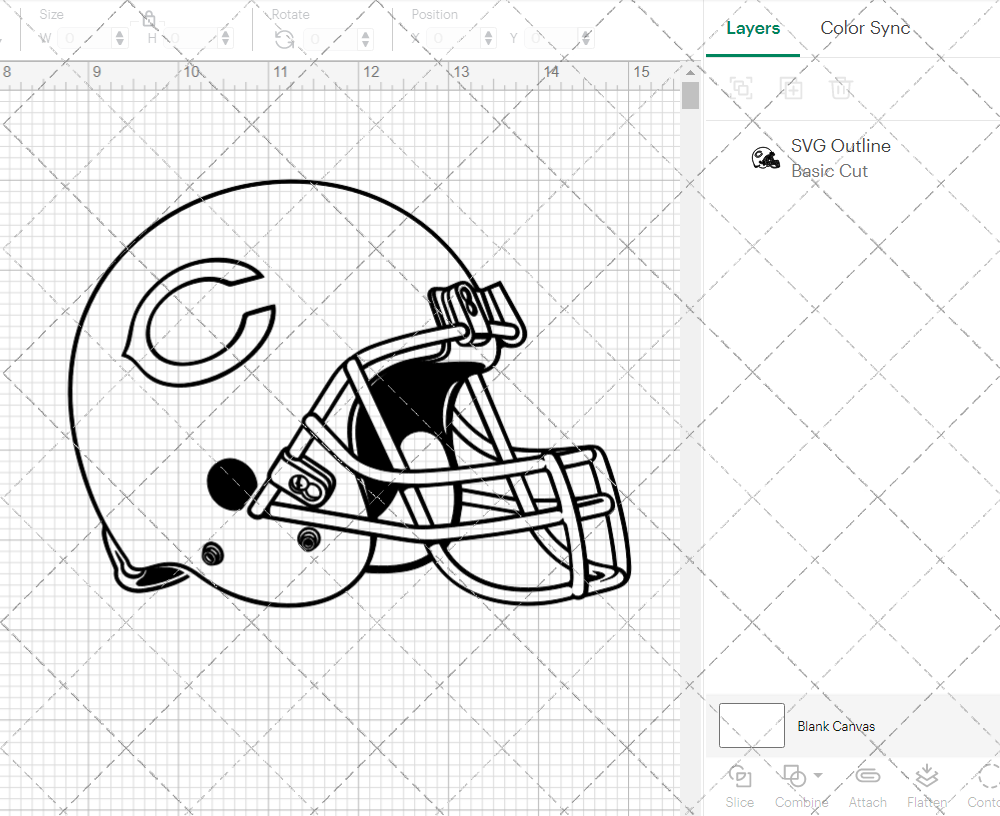 blank football helmet paper Chicago Bears Helmet 2022, Svg, Dxf, Eps, Png