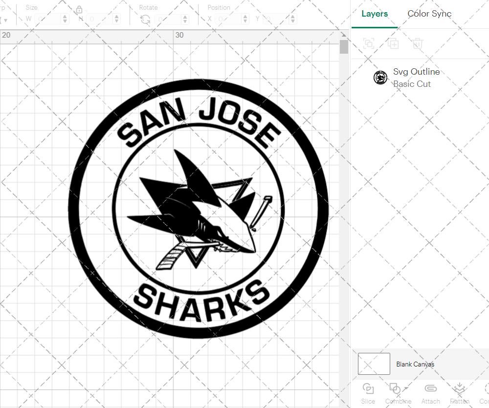 San Jose Sharks Circle 2008, Svg, Dxf, Eps, Png - SvgShopArt