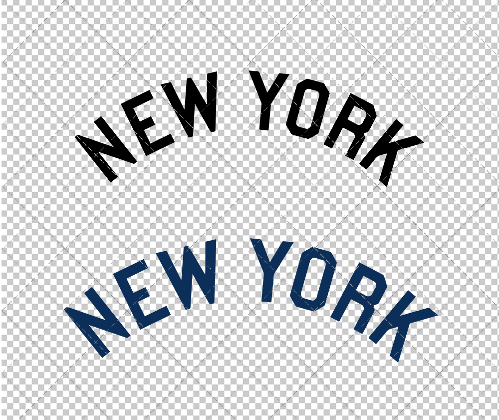 New York Yankees Jersey 1918, Svg, Dxf, Eps, Png - SvgShopArt