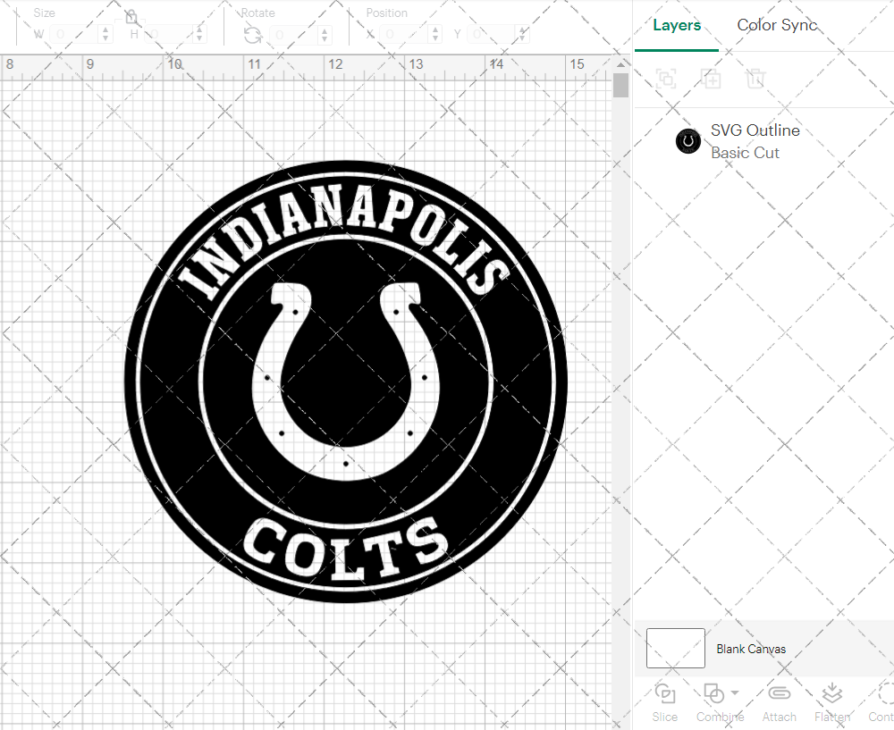 Indianapolis Colts Circle 2008, Svg, Dxf, Eps, Png - SvgShopArt