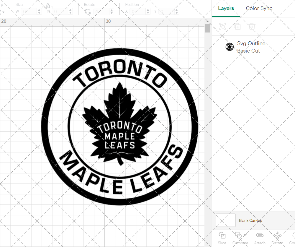 Toronto Maple Leafs Circle 2016 002, Svg, Dxf, Eps, Png - SvgShopArt