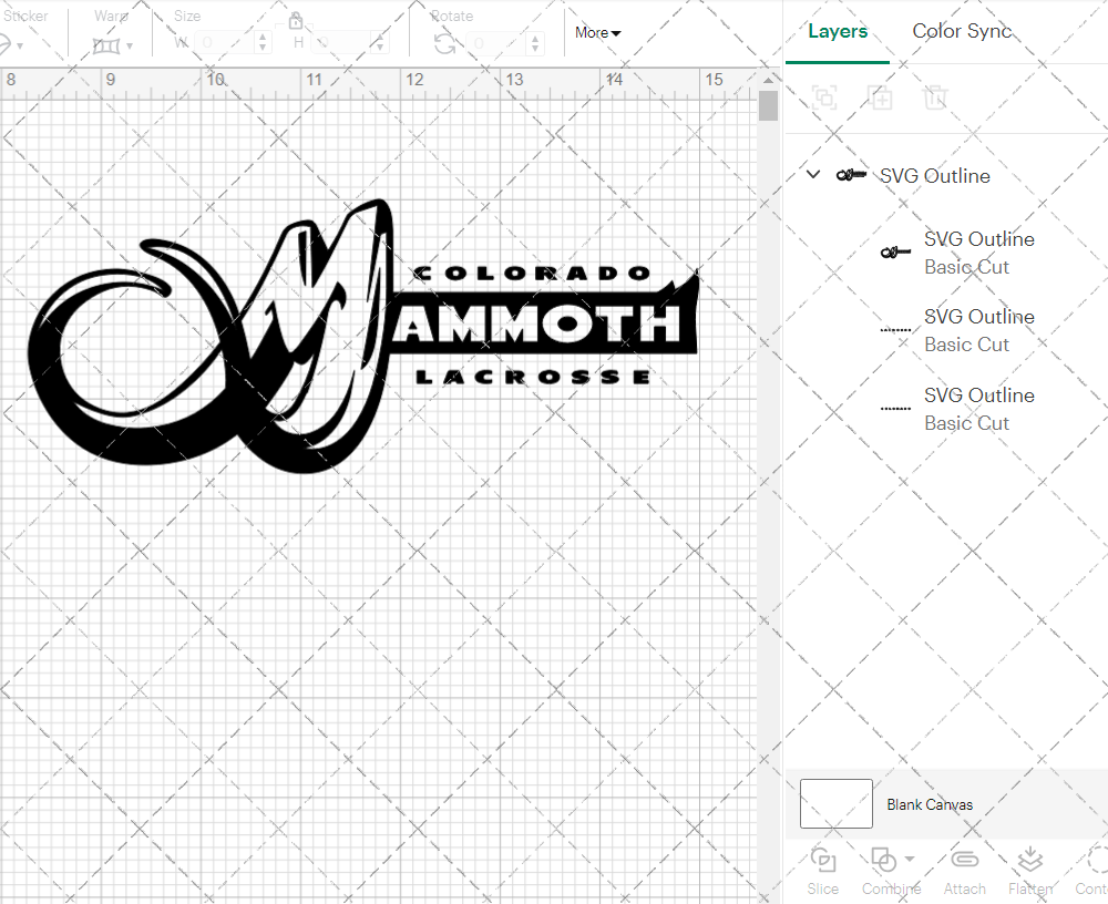 Colorado Mammoth 2001, Svg, Dxf, Eps, Png - SvgShopArt