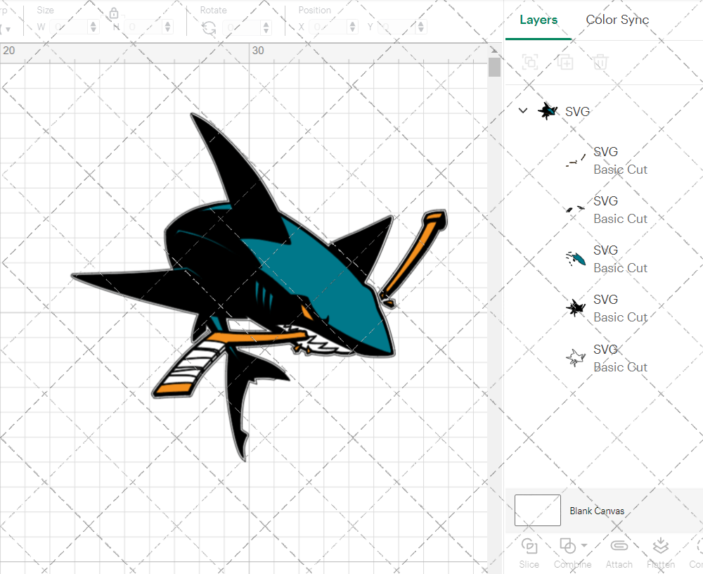 San Jose Sharks Alternate 2008 005, Svg, Dxf, Eps, Png - SvgShopArt