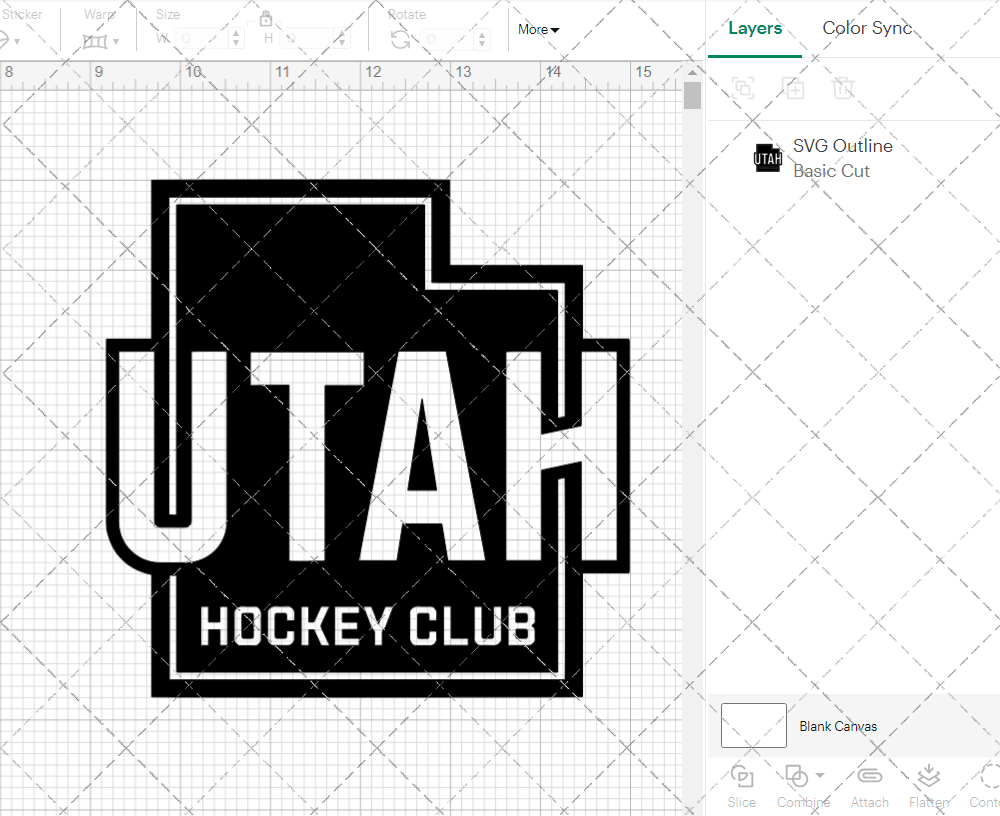 Utah Hockey Club Alternate 2024 004, Svg, Dxf, Eps, Png - SvgShopArt