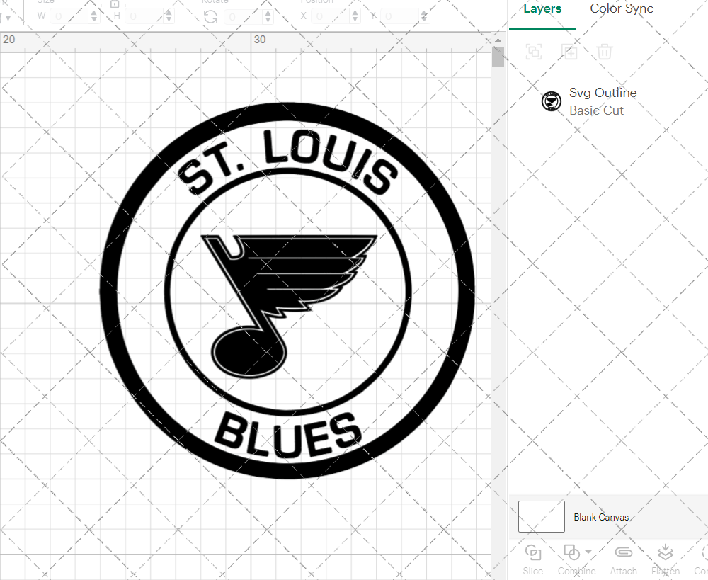 St. Louis Blues Circle 2008 002, Svg, Dxf, Eps, Png - SvgShopArt