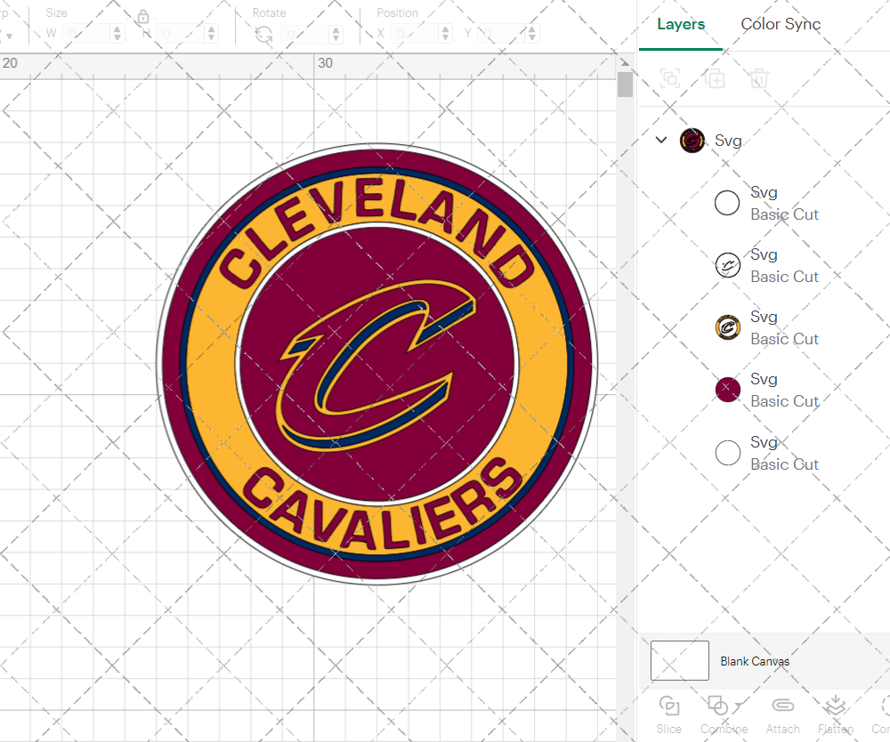 Cleveland Cavaliers Circle 2017, Svg, Dxf, Eps, Png - SvgShopArt