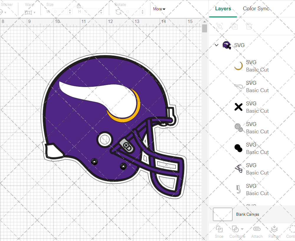 Minnesota Vikings Helmet 1985, Svg, Dxf, Eps, Png - SvgShopArt