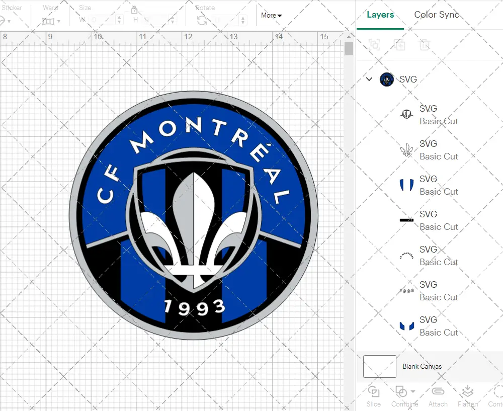 CF Montréal 2023, Svg, Dxf, Eps, Png - SvgShopArt