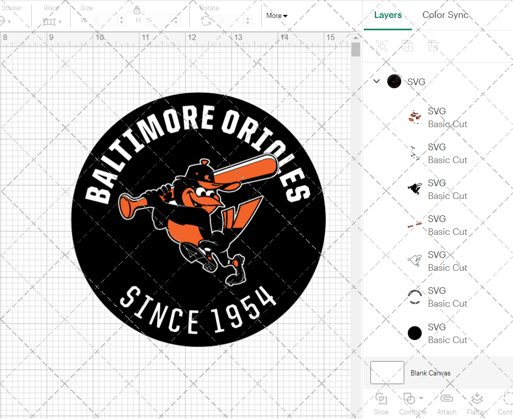 Baltimore Orioles Circle 1966, Svg, Dxf, Eps, Png - SvgShopArt