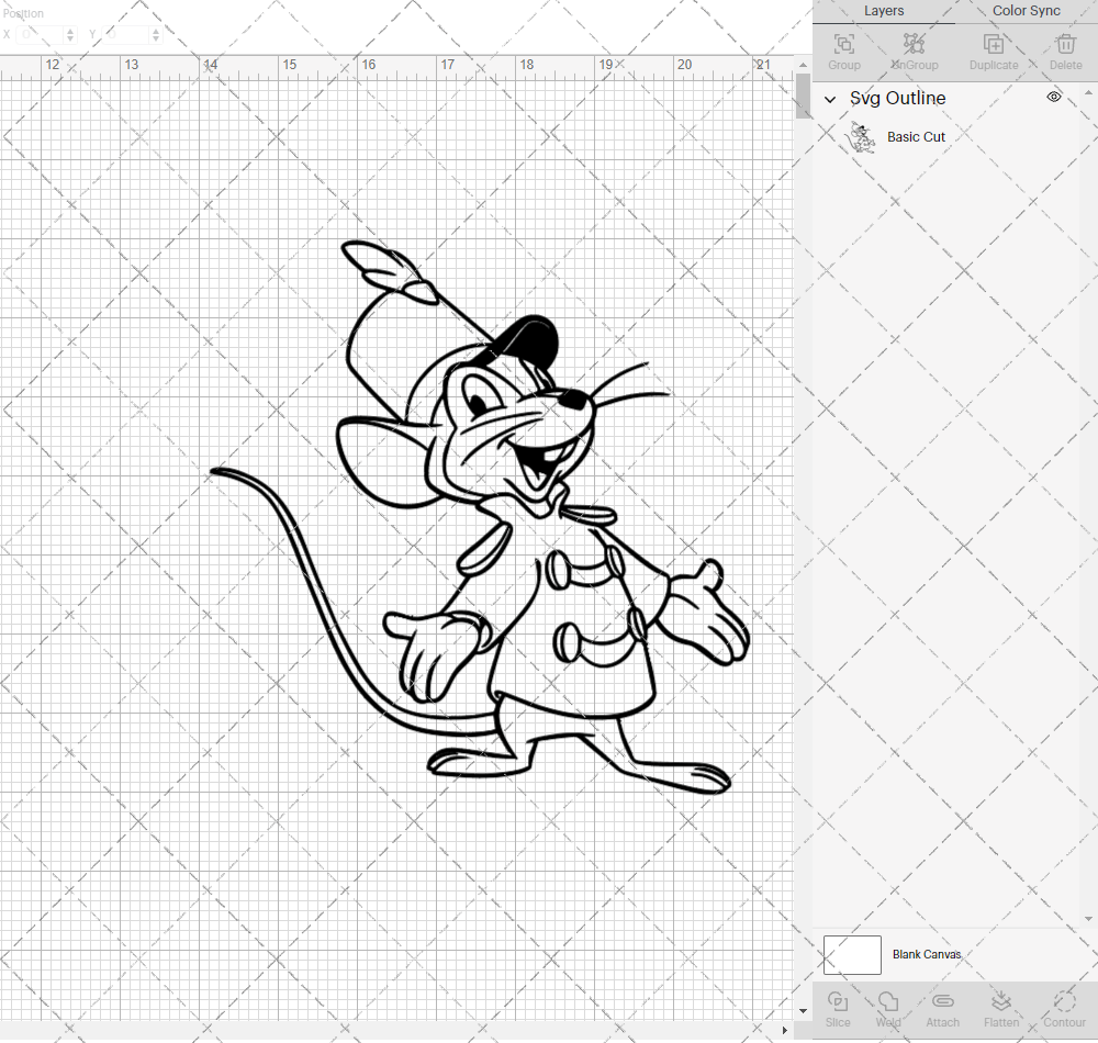 Timothy Q Mouse - Dumbo, Svg, Dxf, Eps, Png - SvgShopArt