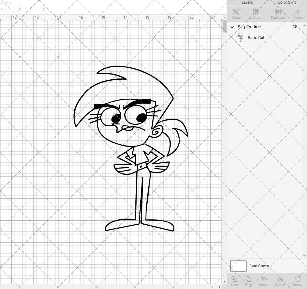 Vicky - The Fairly Odd Parents, Svg, Dxf, Eps, Png - SvgShopArt