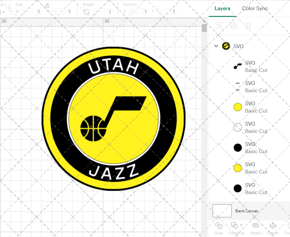 Utah Jazz Circle 2022, Svg, Dxf, Eps, Png - SvgShopArt