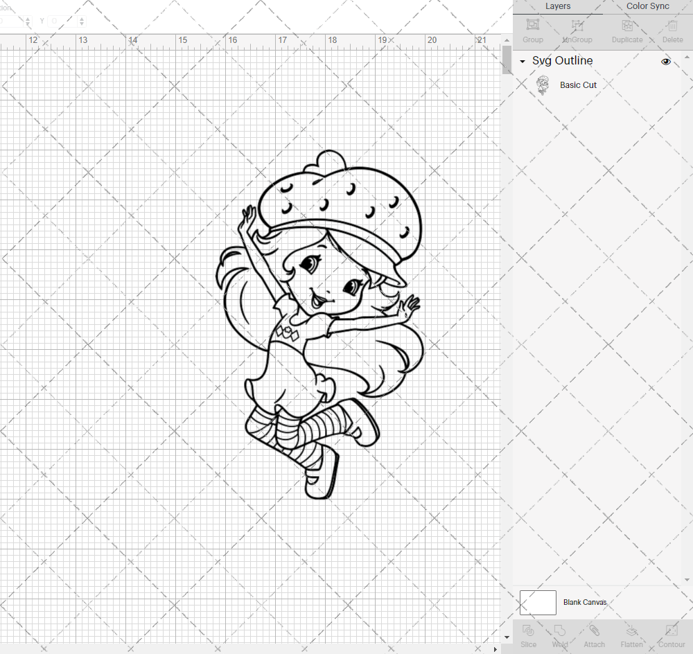 Strawberry Shortcake, Svg, Dxf, Eps, Png - SvgShopArt