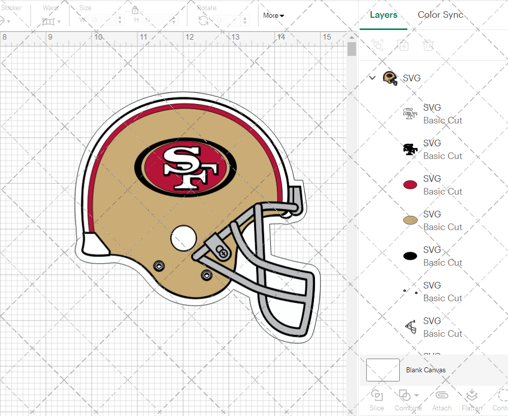 San Francisco 49ers Helmet 2009, Svg, Dxf, Eps, Png - SvgShopArt