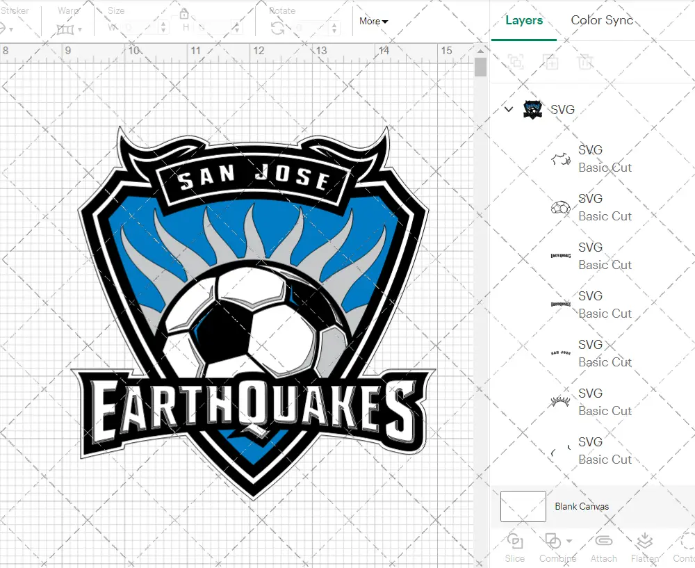 San Jose Earthquakes 2008, Svg, Dxf, Eps, Png - SvgShopArt