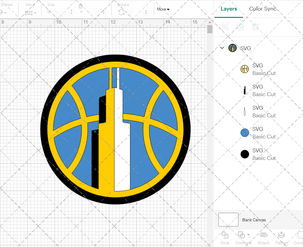 Chicago Sky Alternate 2019, Svg, Dxf, Eps, Png - SvgShopArt