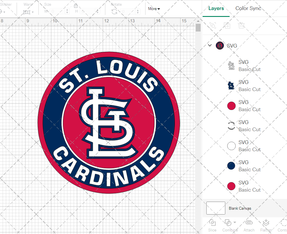 St. Louis Cardinals Circle 1999, Svg, Dxf, Eps, Png - SvgShopArt