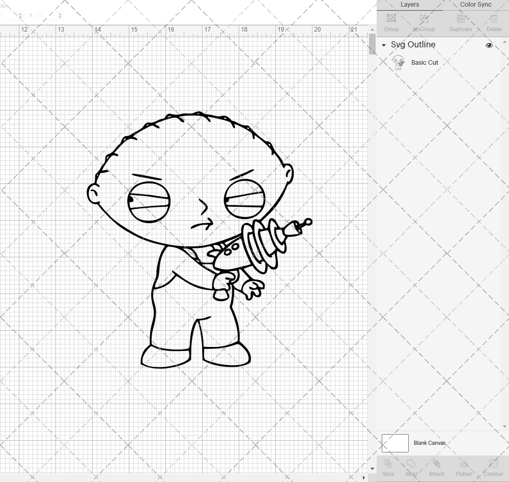 Stewie Griffin - Family Guy 003, Svg, Dxf, Eps, Png - SvgShopArt